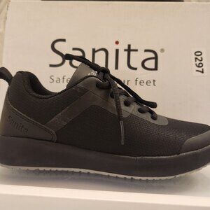Sanita Black "Concave" Sneakers. NIB. EU 36/US 5